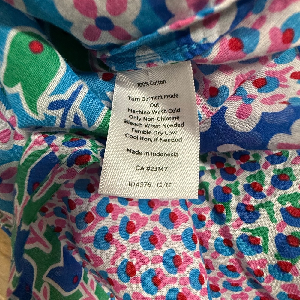 NWT Talbots floral patchwork lightweight cotton b… - image 5